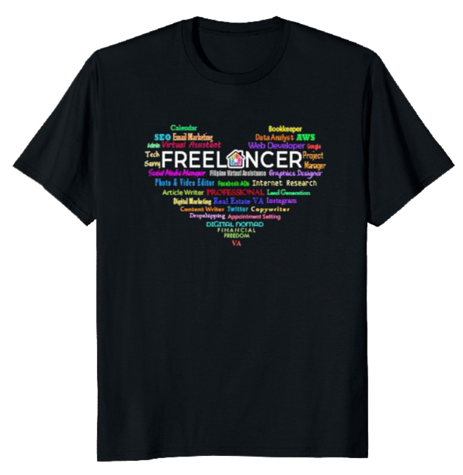 FVA Freelancer Heart Shirt - [My Shopping Cart]